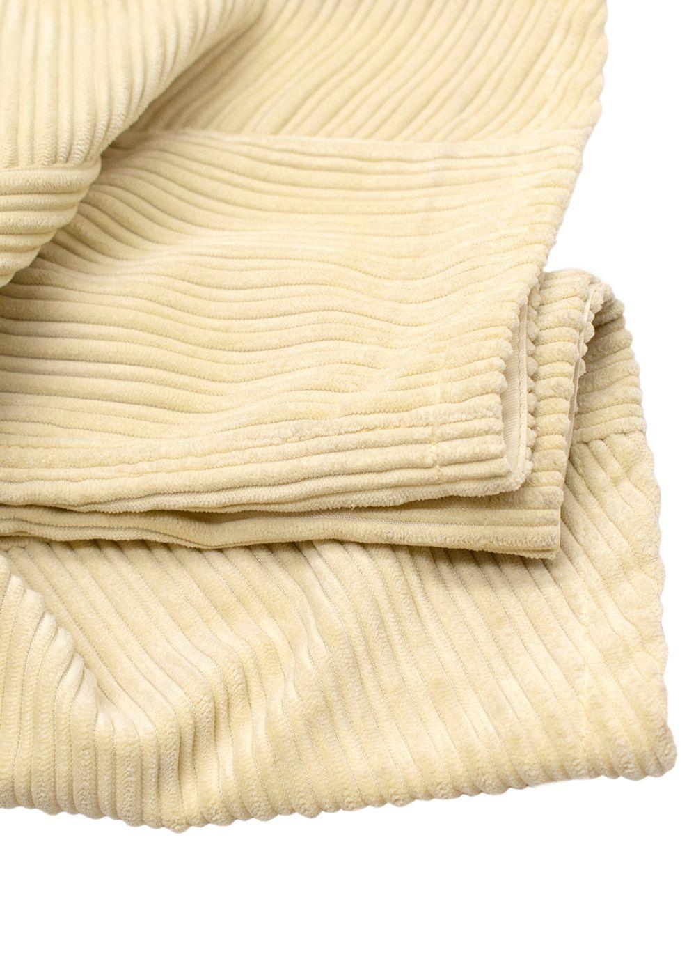 Isabel Marant Yellow Corduroy Trousers
