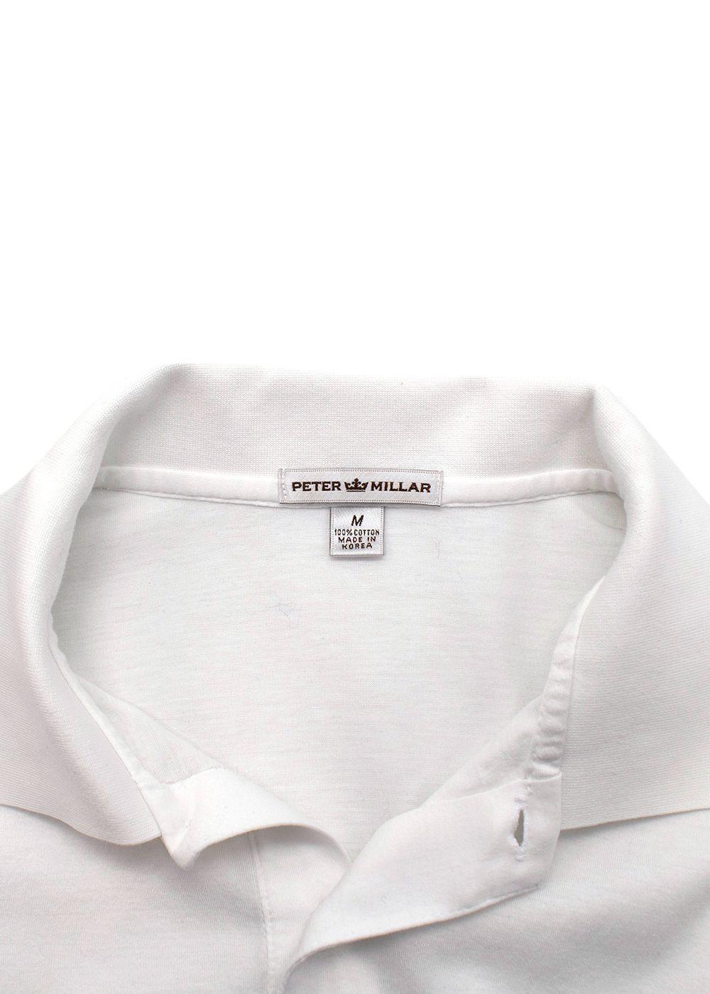White Cotton Polo Shirt