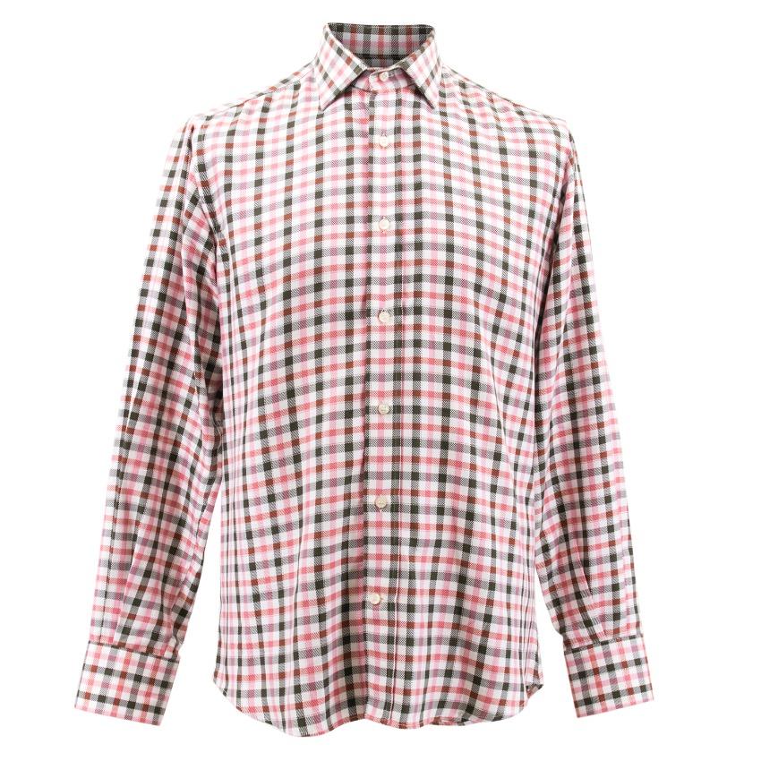 Etro Multicolored Plaid Shirt