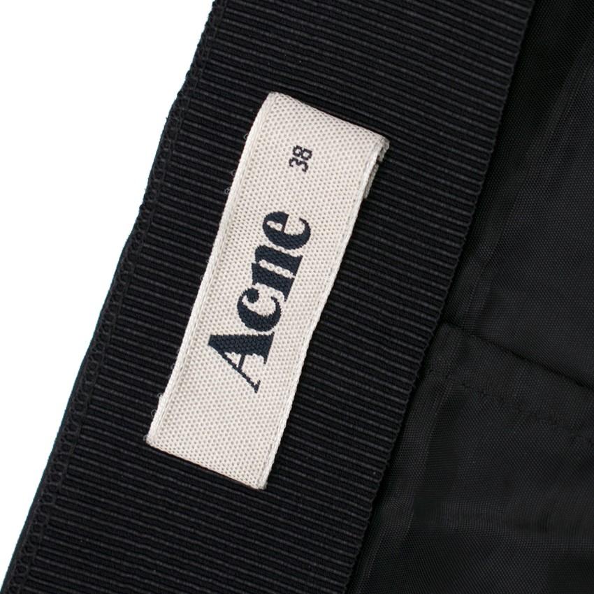 Acne Black Hayworth Mini Skirt