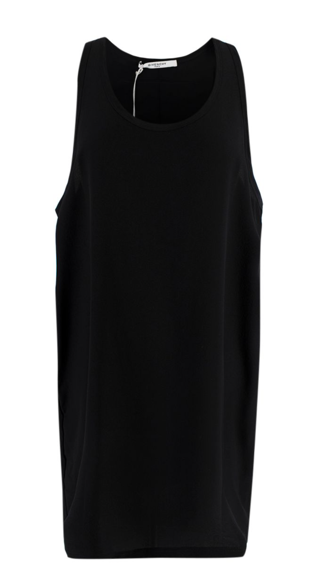 Givenchy Black Long Silk Vest