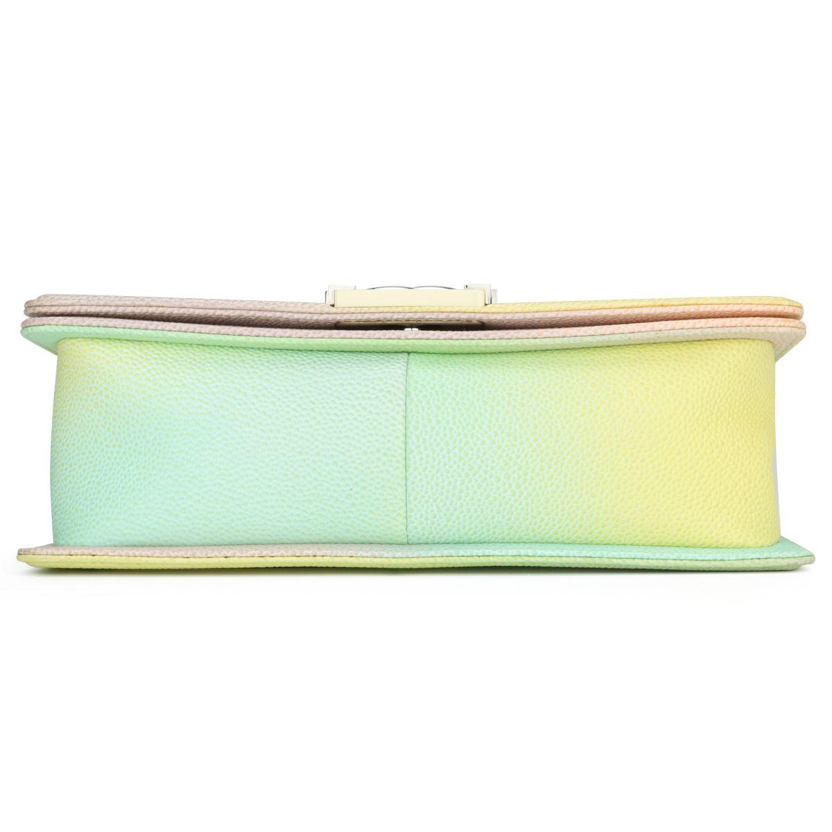 Chanel Rainbow Caviar Boy Bag