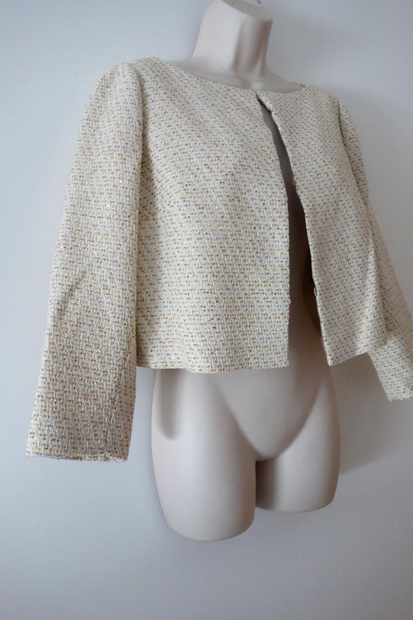 Max Mara Sequin Embellished Cropped Jacket