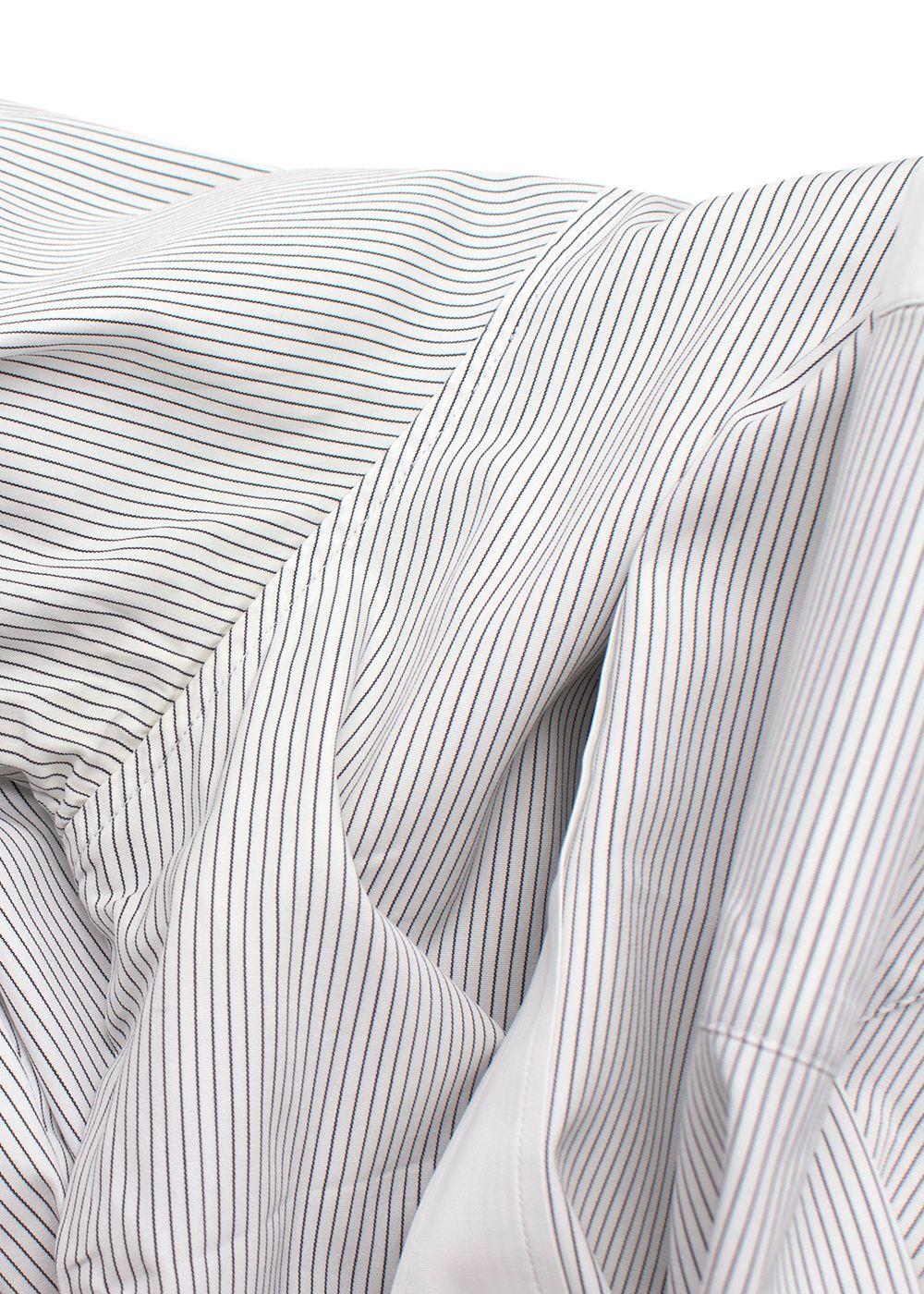 Dior Black and White Pinstripe Shirt