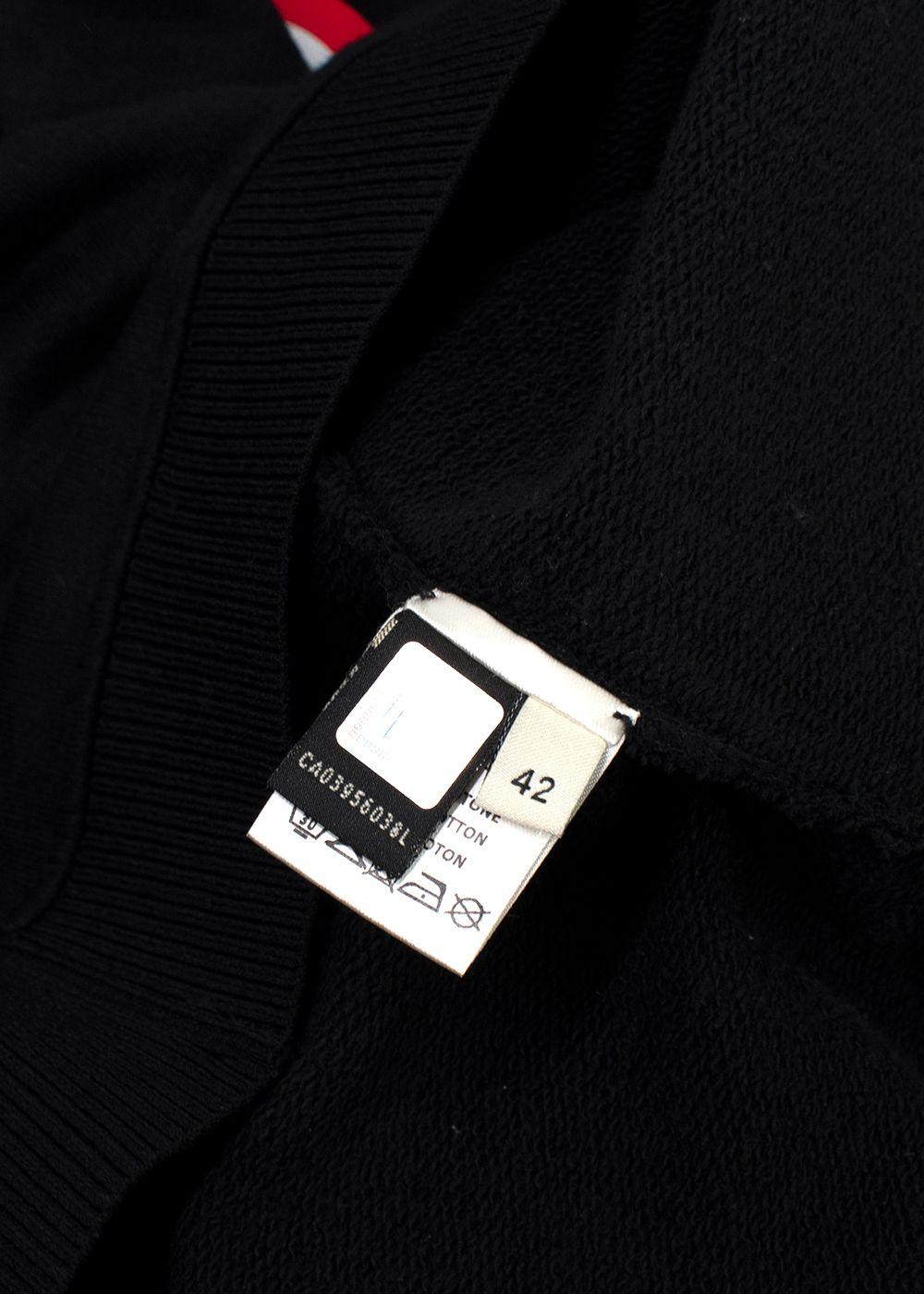 Fendi Black Embellished Eye Detail T-Shirt