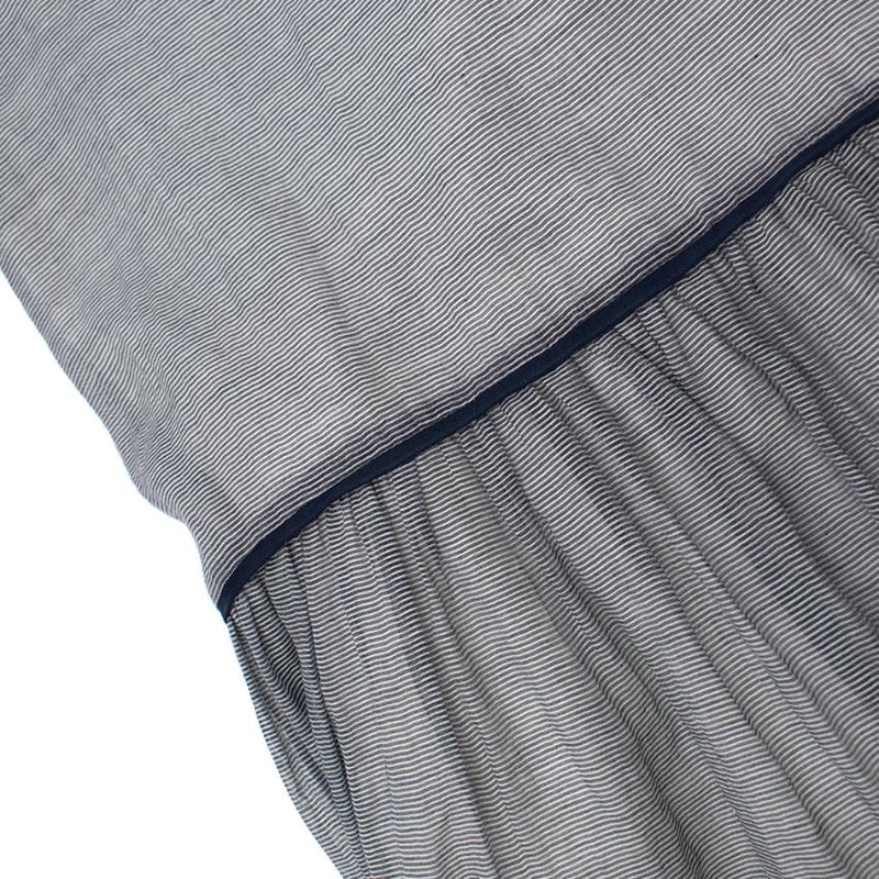 Jacadi blue and white striped girl's summer dress