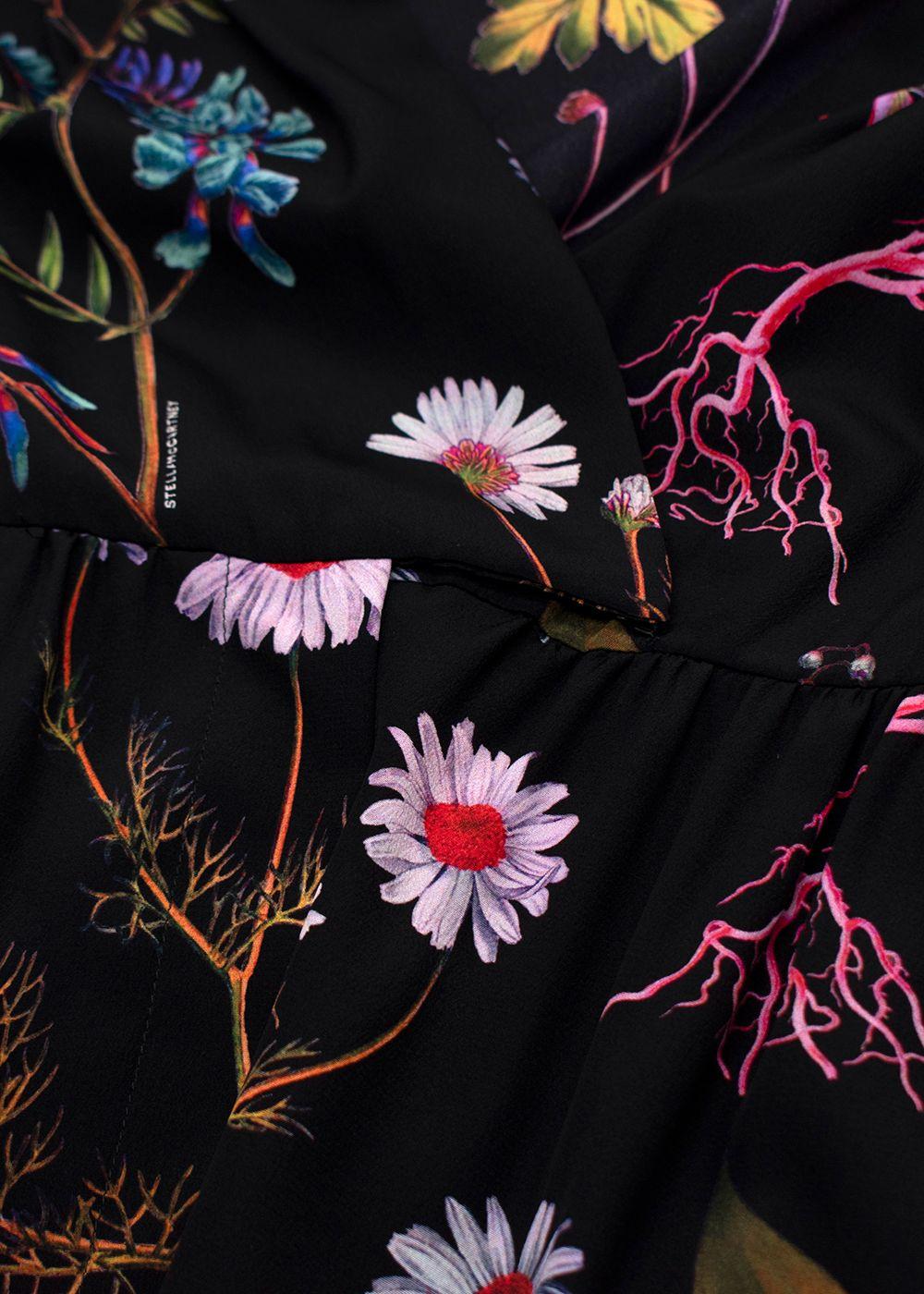 Stella McCartney Tuta Floral Silk Jumpsuit