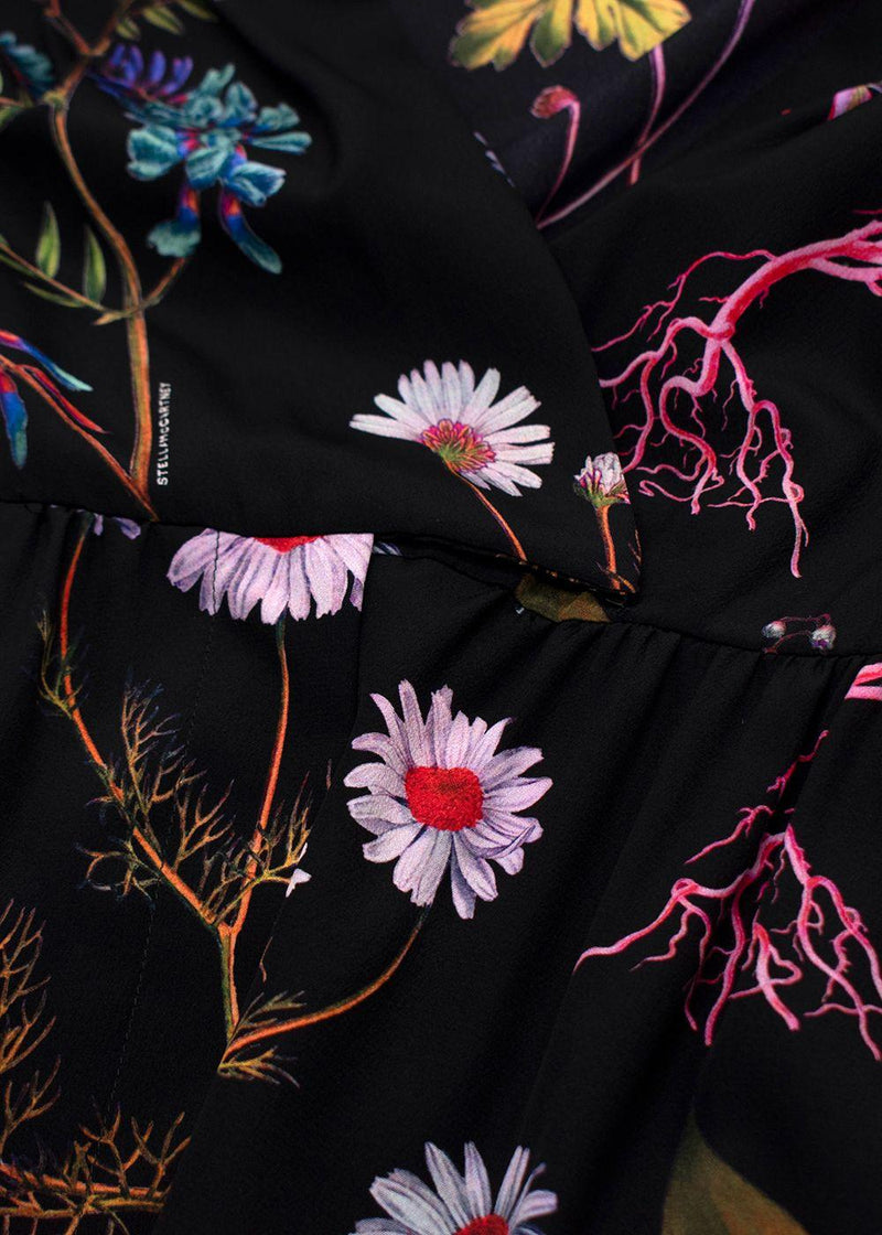 Stella McCartney Tuta Floral Silk Jumpsuit