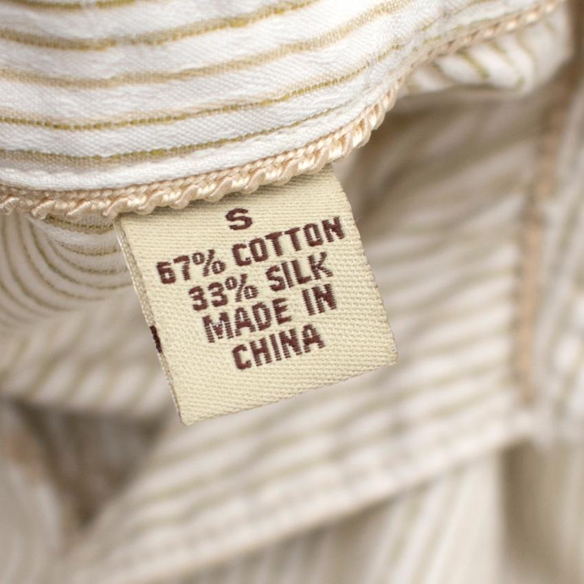 Tommy Bahama Striped Cotton Button Up Shirt