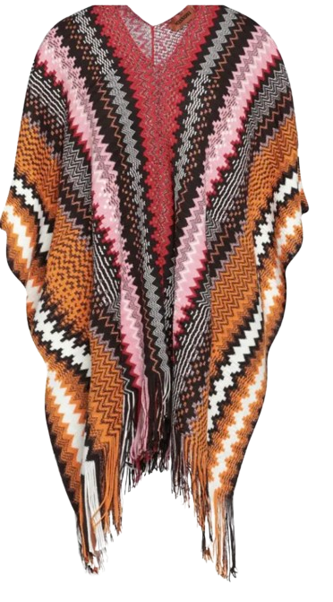 Missoni Multicoloured Wool Blend Poncho