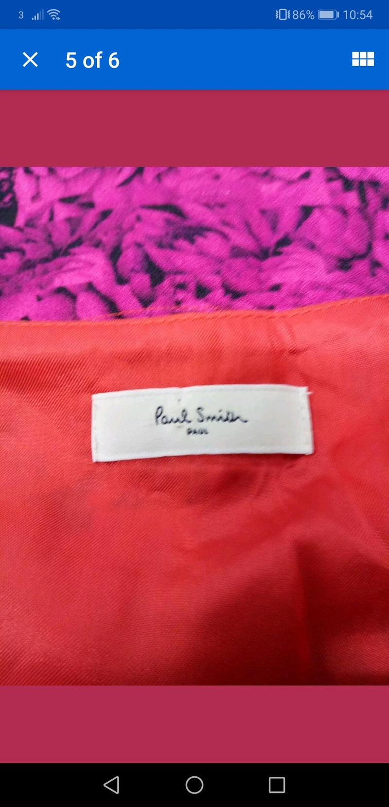Paul Smith Printed Tiered Dress