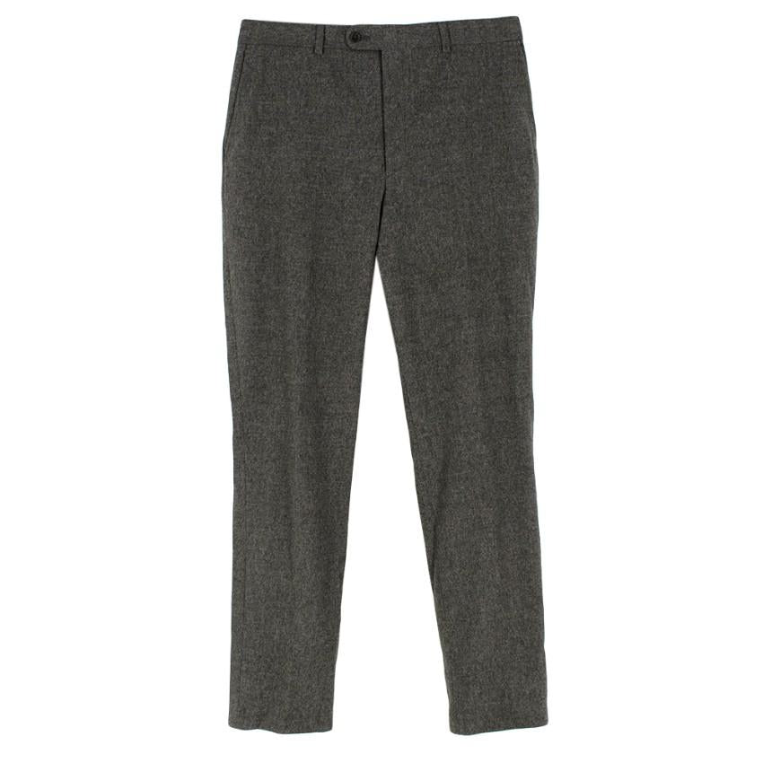 Corneliani Men's Grey Virgin Wool Single Breasted Suit