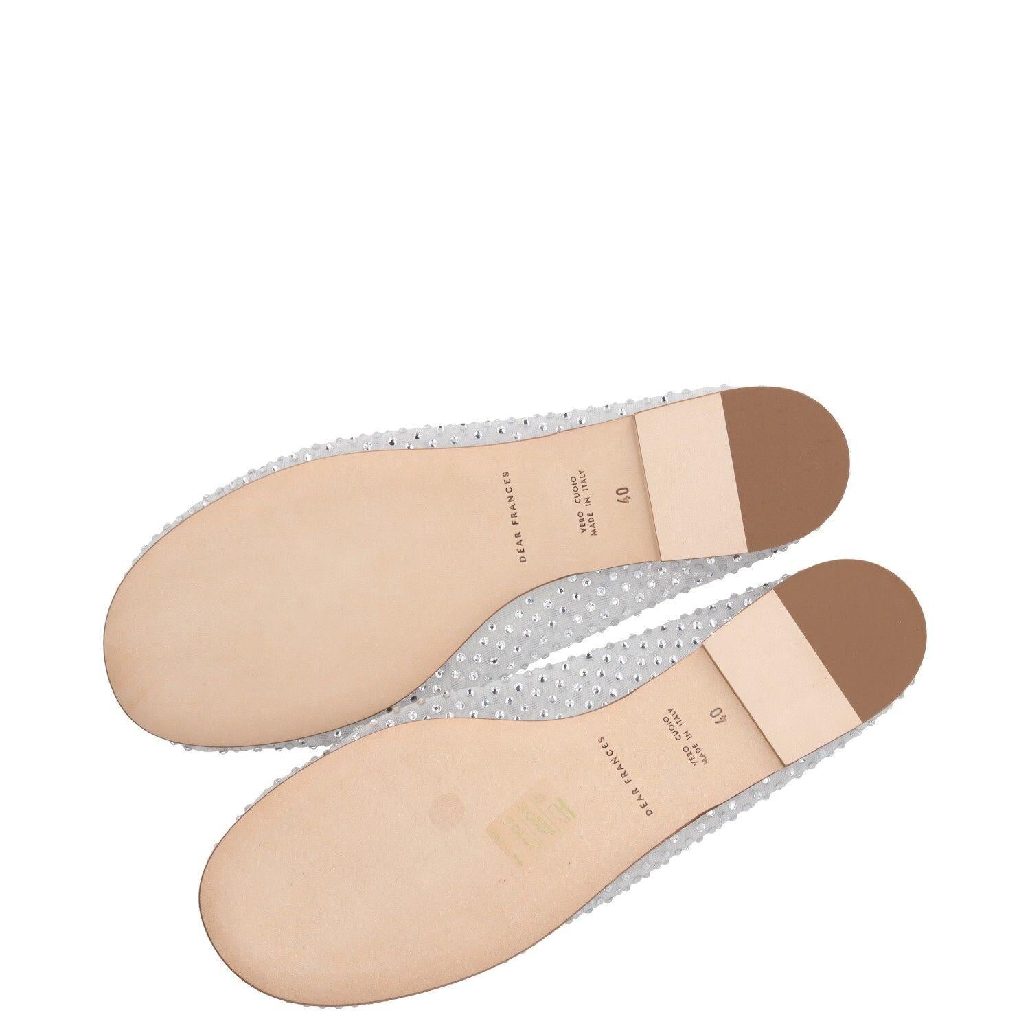 Dear Frances Balla Crystals Embellished Flats