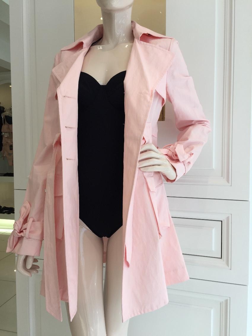 Blumarine Pink Trench Coat
