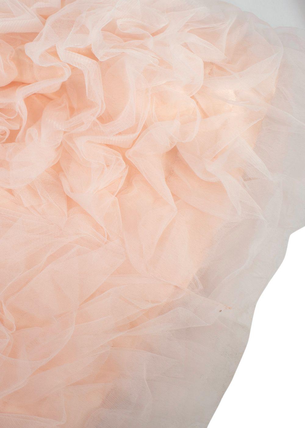 Nanan Baby Pink Tulle Tiered Dress 12months