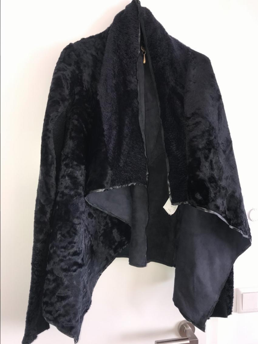 Rick Owens Hun collection Shearling Cape