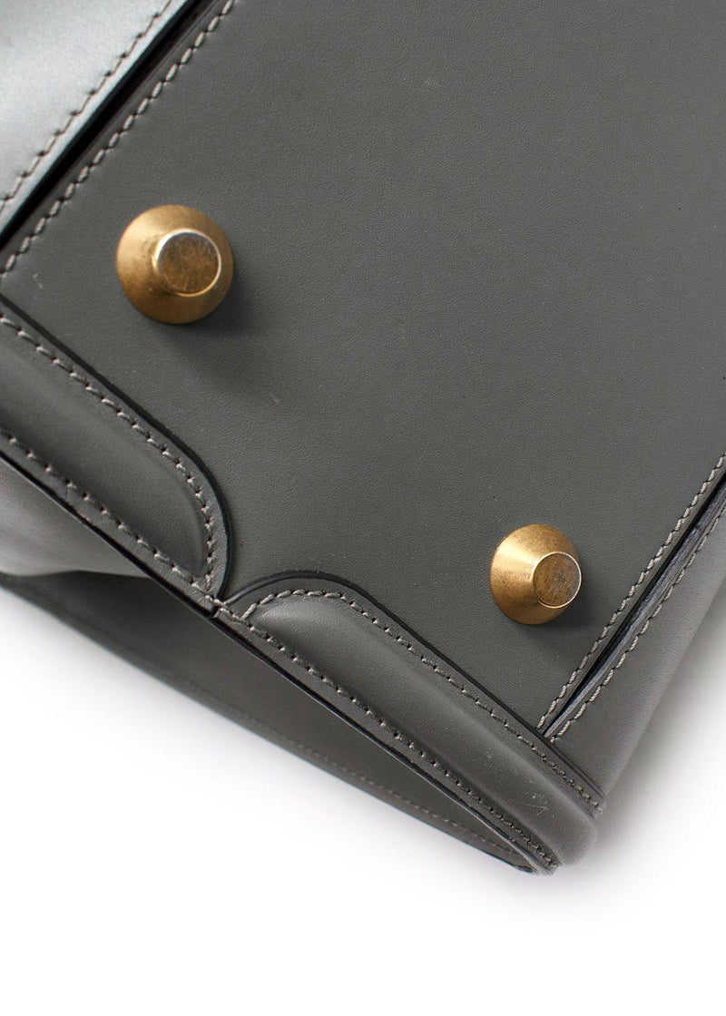Alexander McQueen Grey Leather Heroine Bag