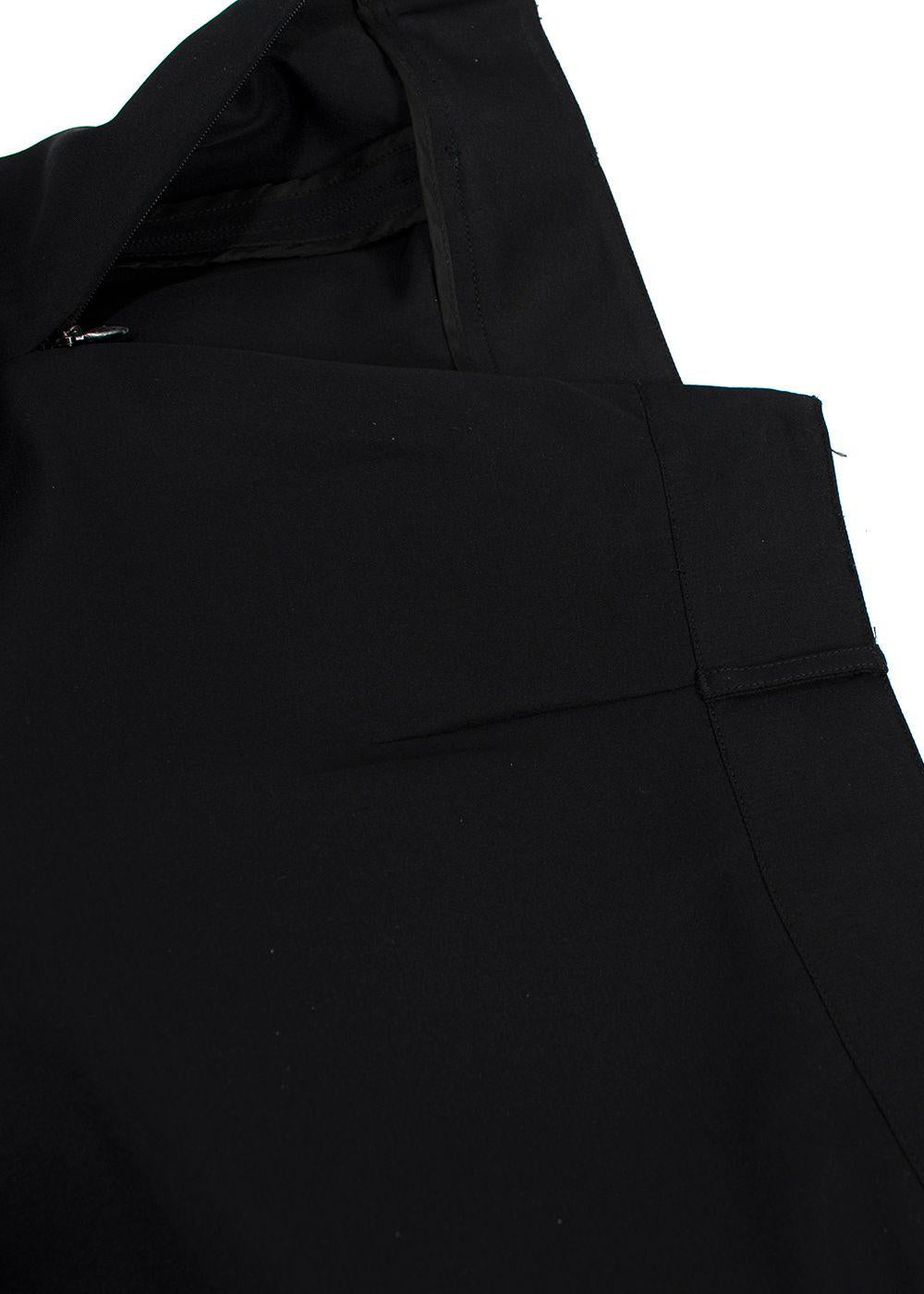 Gucci Black Silk Blend Midi Skirt