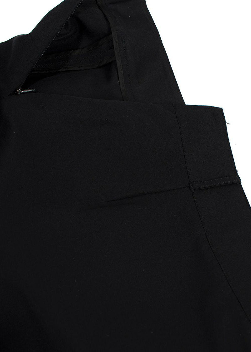 Gucci Black Silk Blend Midi Skirt