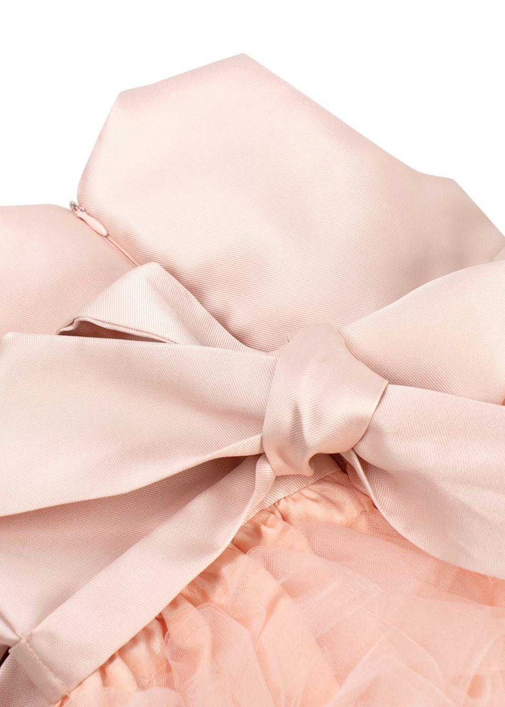 Nanan Baby Pink Tulle Tiered Dress 12months