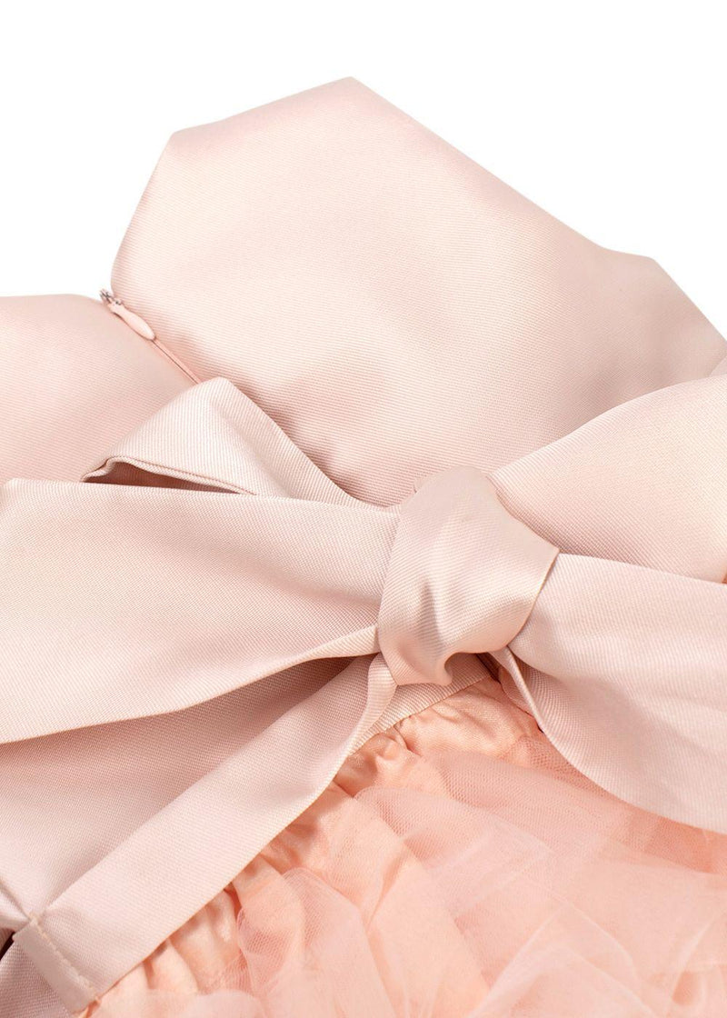 Nanan Baby Pink Tulle Tiered Dress 12months