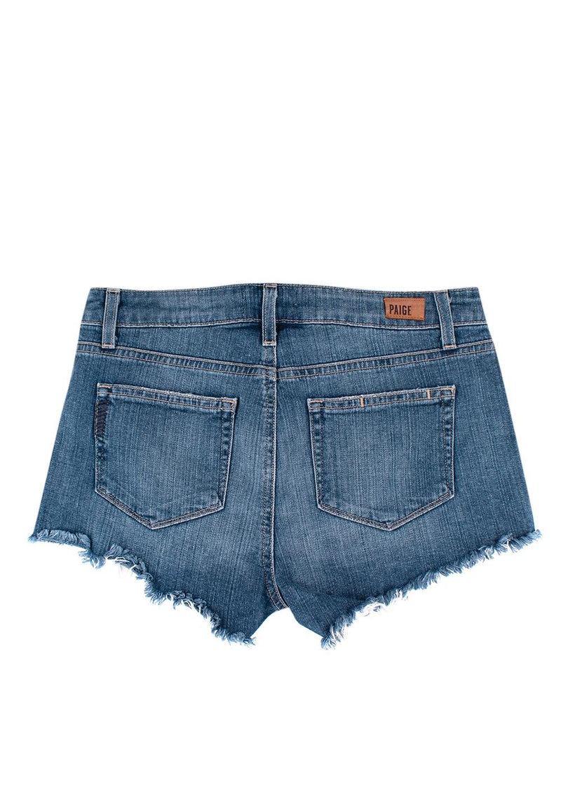 Paige Distressed Denim Keira Shorts