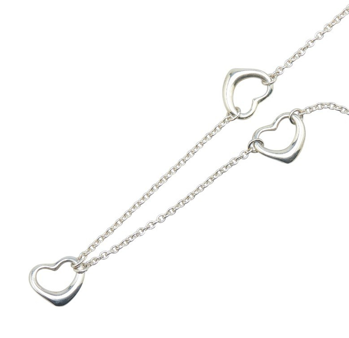 Silver  Open Heart Necklace