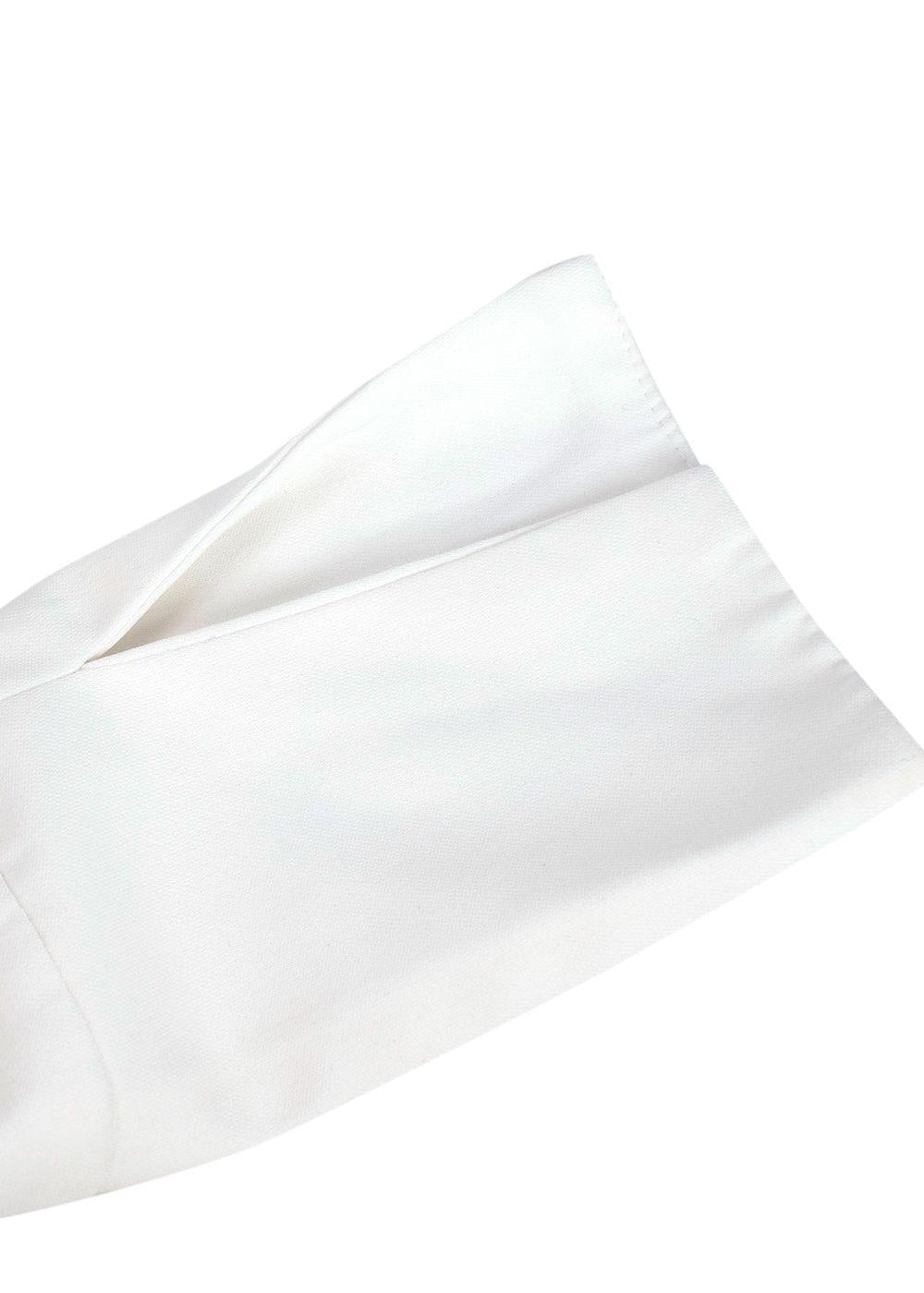 16Arlington White Long Sleeve Bow Tie Blouse
