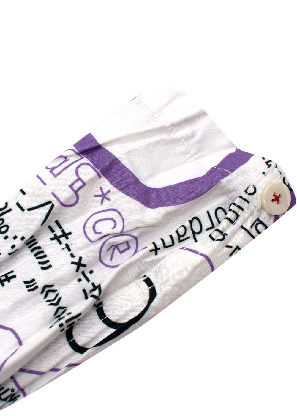 Homme Plus Printed Long Sleeve Shirt