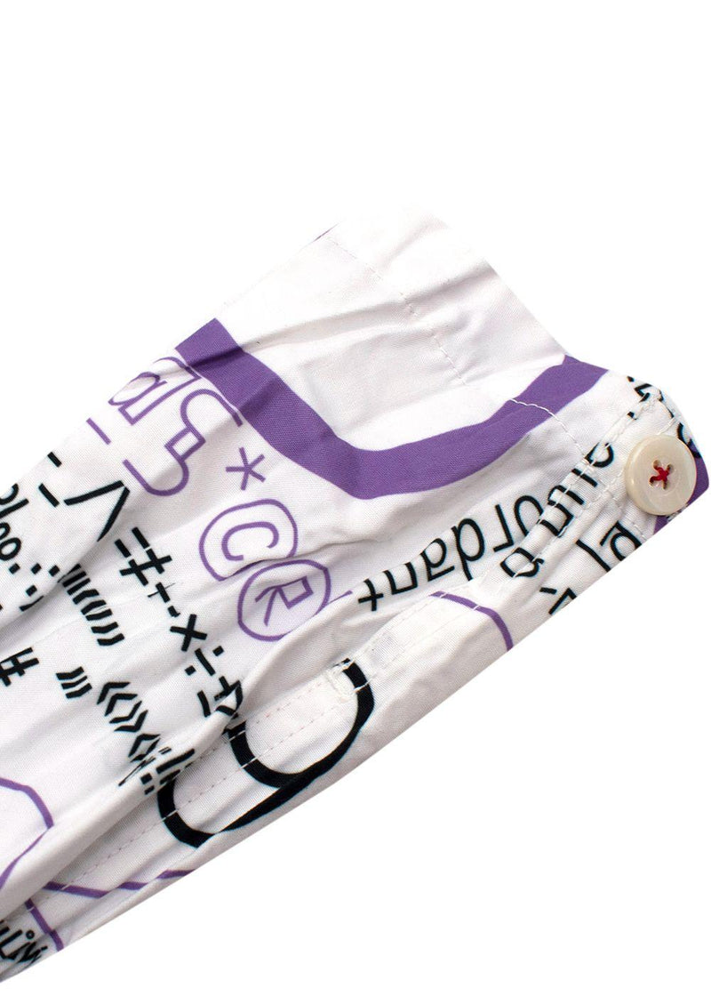 Homme Plus Printed Long Sleeve Shirt
