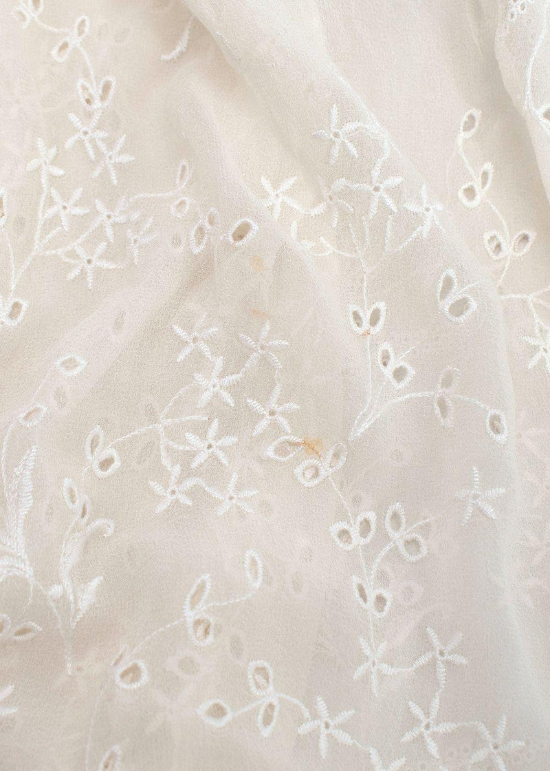Zimmermann White Lace Midi Dress
