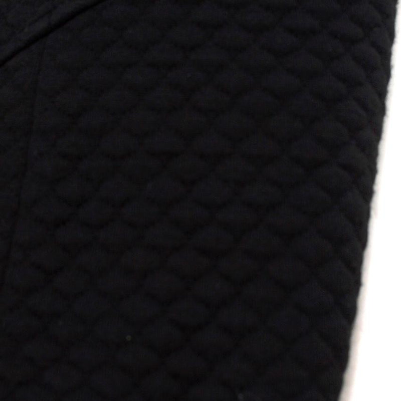 Peter Reinwald Black Quilted Sleeveless Dress