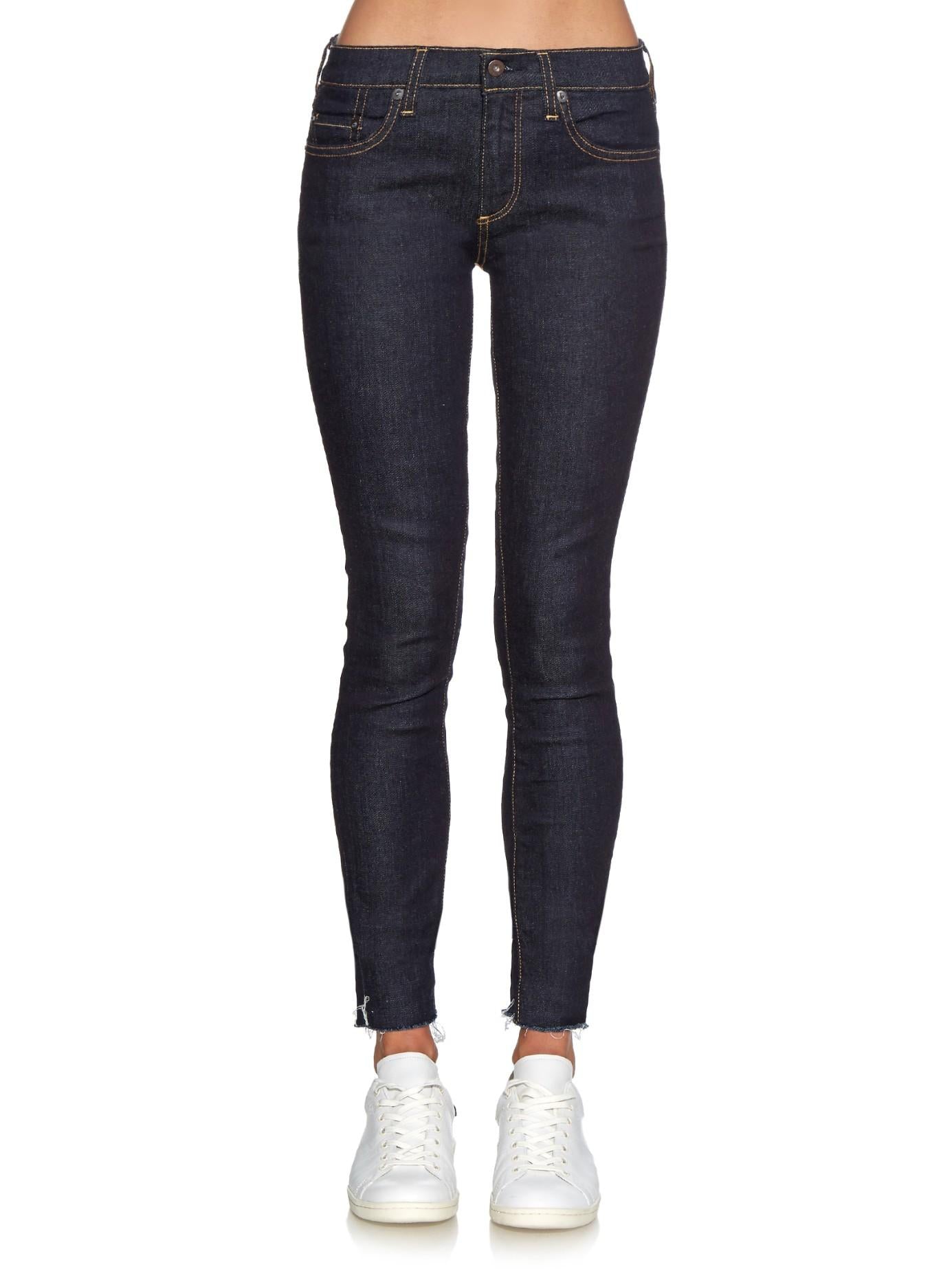 Simon Miller KNOX Dark Wash Mid-Rise Skinny Jeans