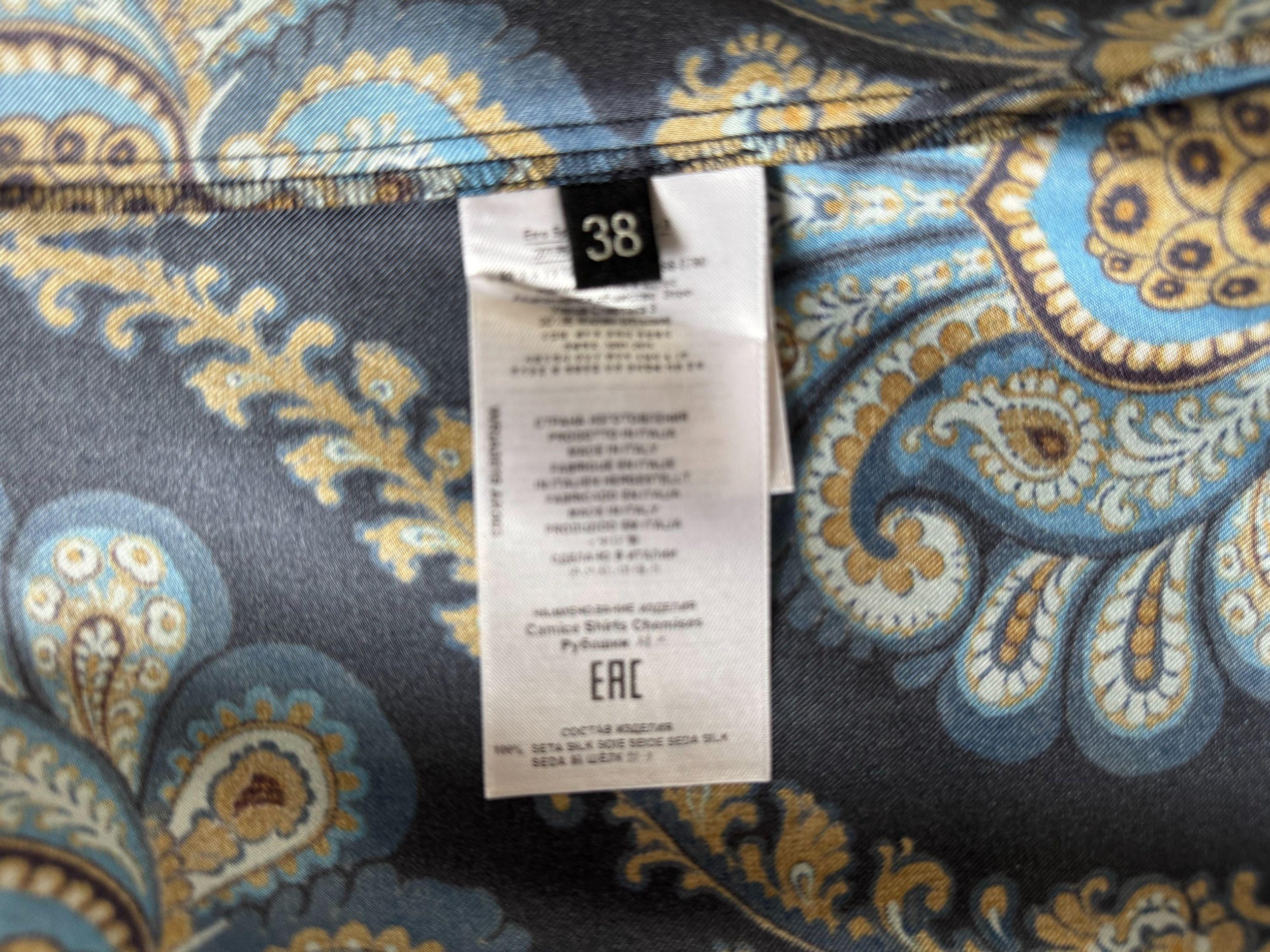 Etro Printed Silk Blouse