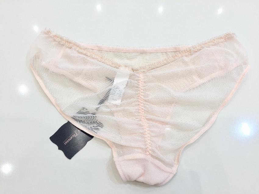 Chantal Thomass Ballerina Pink Tulle Pad Half Cup Bra & Brief Set