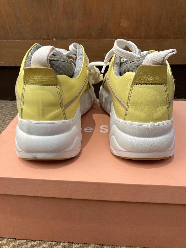 Acne Studios Lemon Yellow Oversize Sneakers