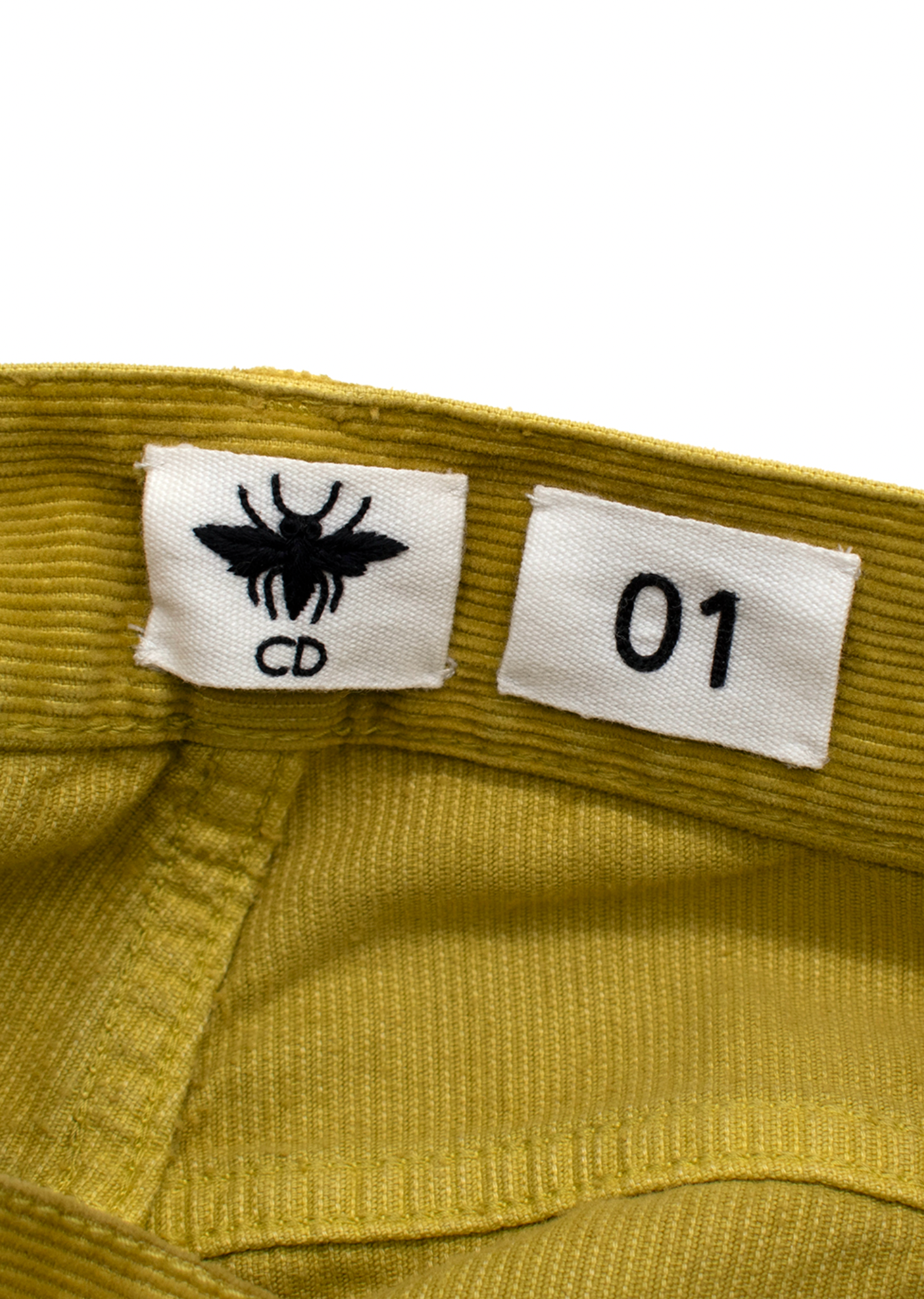 Dior Green and Yellow Tie Dye Corduroy Trousers