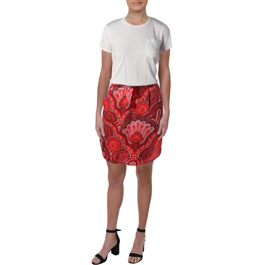 Lauren Ralph Lauren Marlana Mixed Media Paisley Print Shirtdress