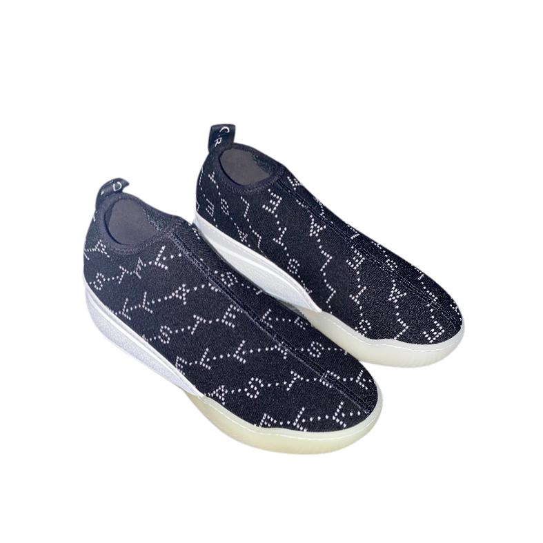 Stella McCartney Logo Print Slip-On Sneakers