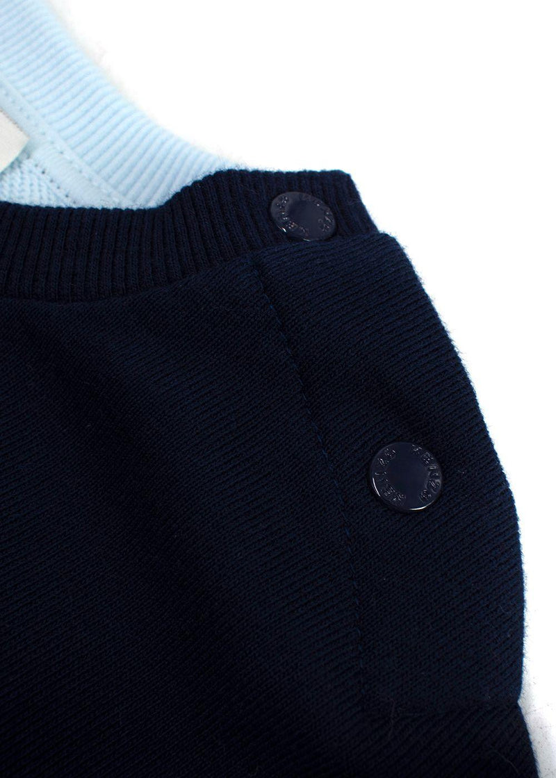 Kenzo Kids Navy Blue Two-Tone Animal Embroidered Tracksuit