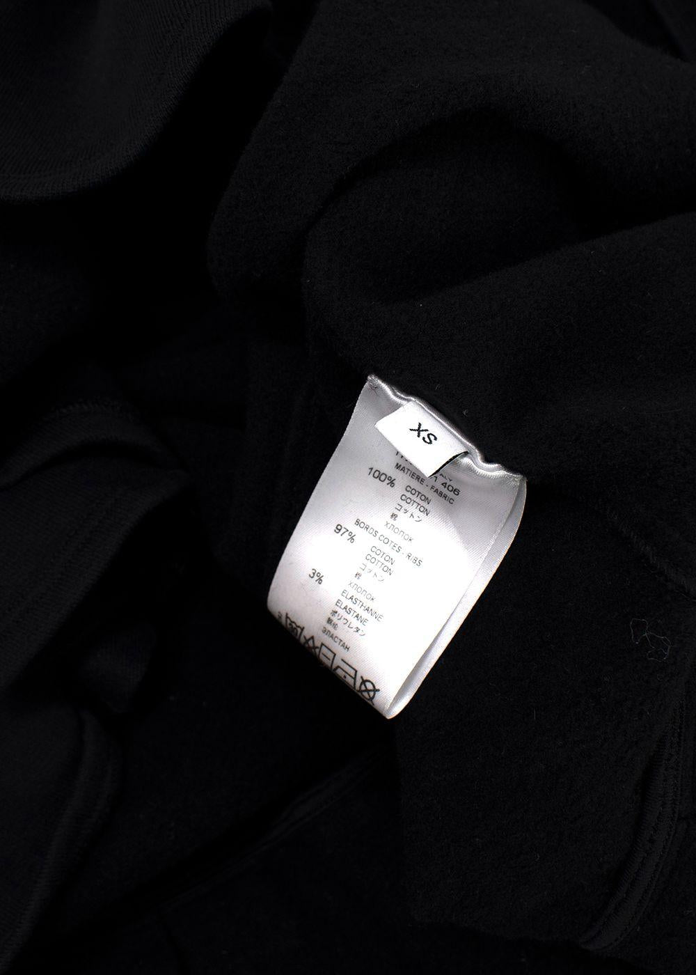 Givenchy Black Ruffled Crewneck Sweatshirt
