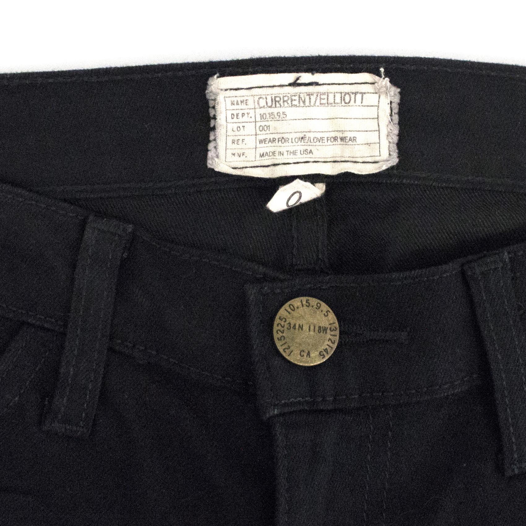Current Elliot black Skinny Engine jeans
