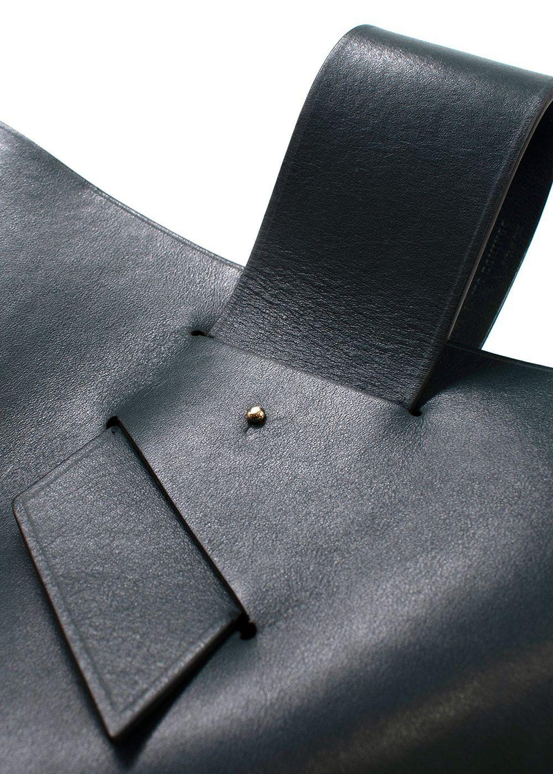 Carolina Santo Domingo Dark Green Leather Shoulder Bag