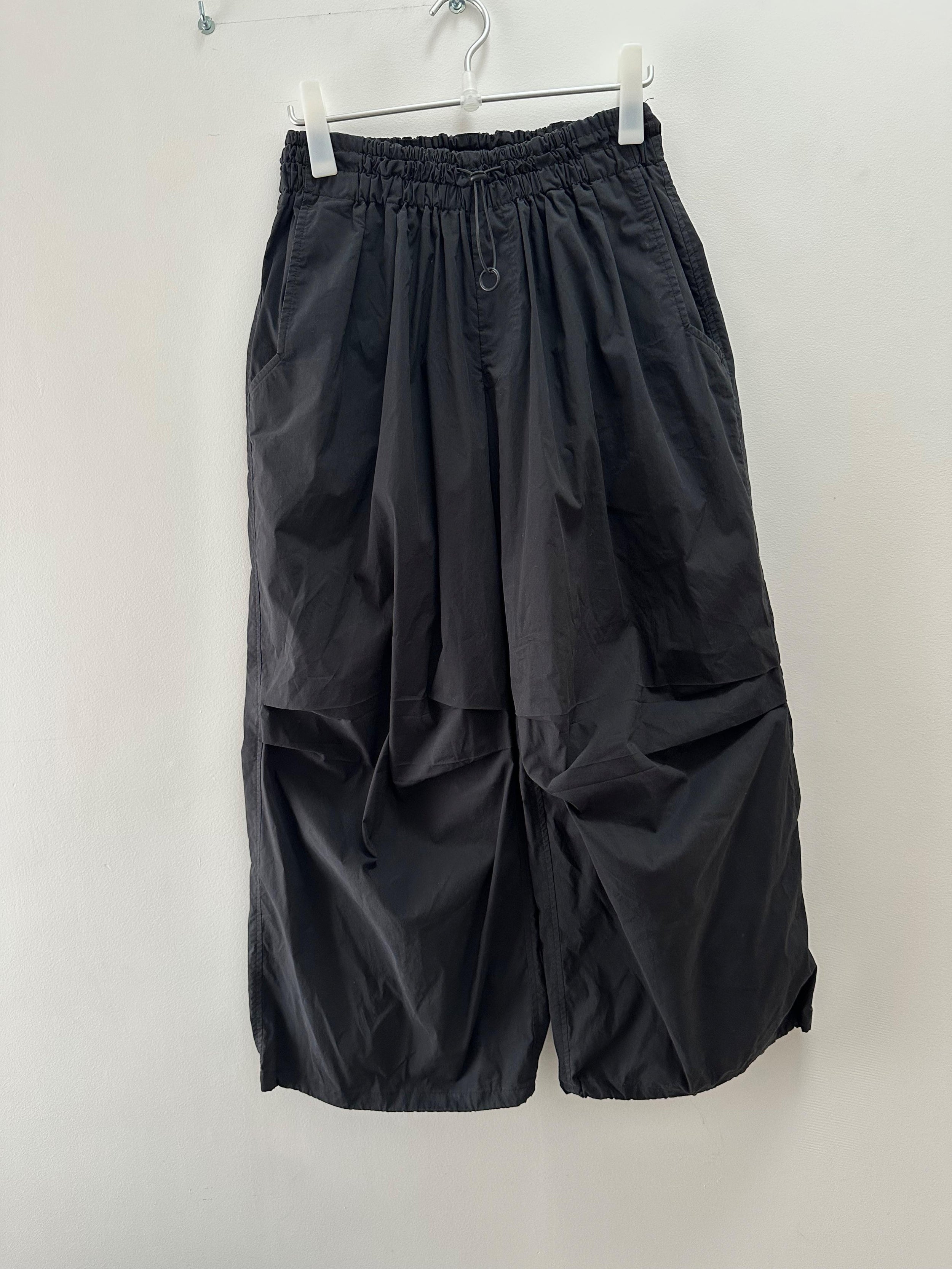 Yohji Yamamoto Black Parachute Pants