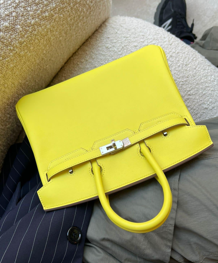 Hermes Lime Swift Birkin 25