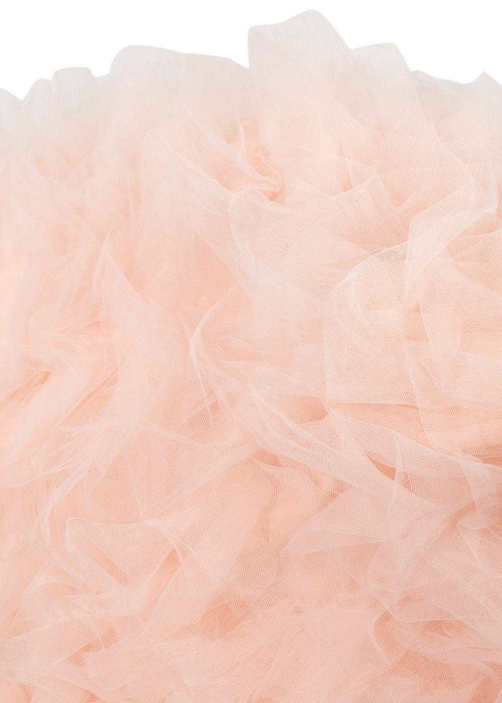 Nanan Baby Pink Tulle Tiered Dress 12months