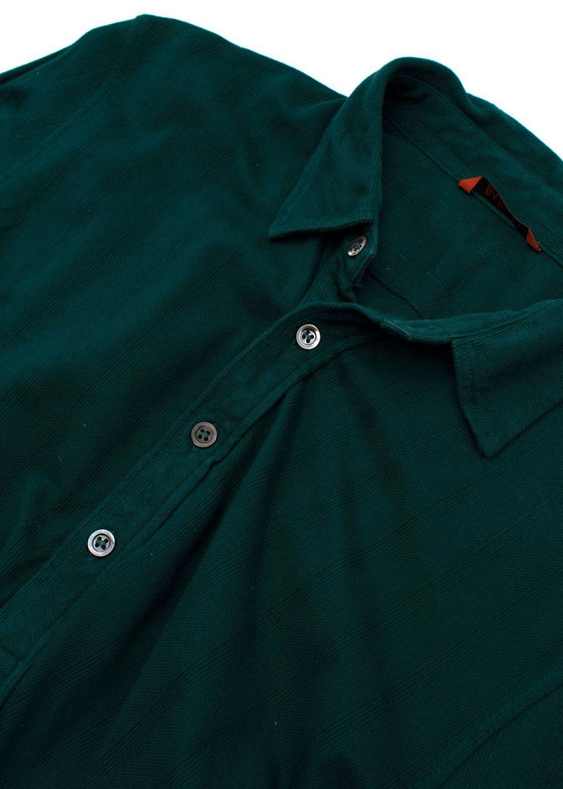 Teal Cotton Polo Shirt
