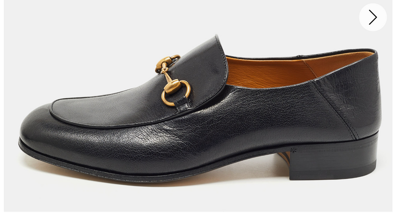 Black Leather Jordaan Horsebit Loafers