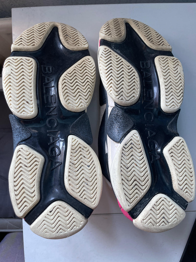 Balenciaga Pink Triple S Sneakers