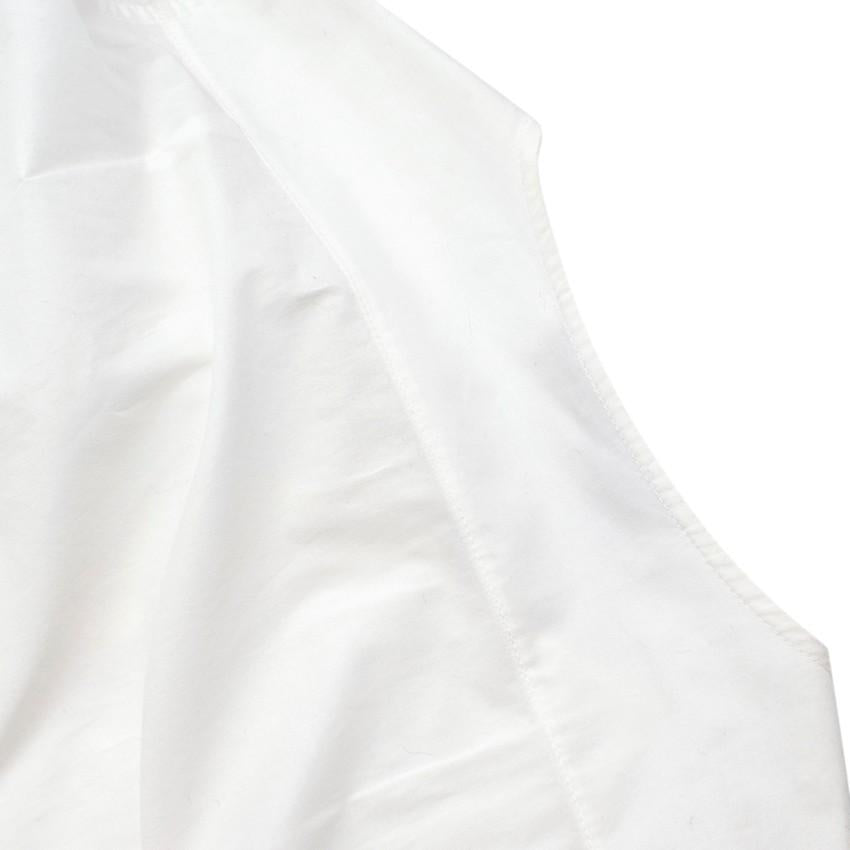 Stella McCartney White Cotton Button-Down Long-Sleeve Tunic